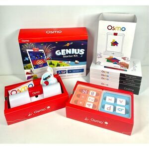 OSMO Genius Starter Kit + Genius Kit Tangrams Numbers Words & Coding for IPAD
